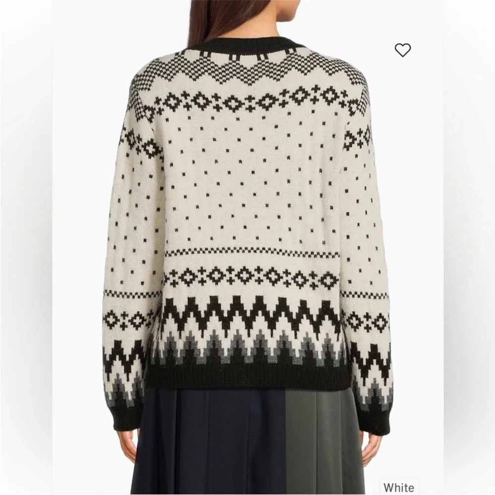 NWT Weekend Maxmara Geometric Sweater, Size M - Picture 5 of 7